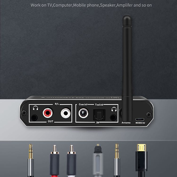 ZS-SGD09 3 in 1 Digital to Analog Bluetooth 5.0 Receiver & Transmitter - Computer & Networking by buy2fix | Online Shopping UK | buy2fix