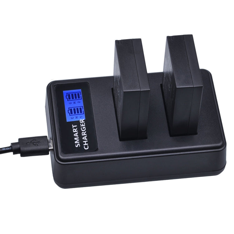 For Canon LP-E12 Smart LCD Display USB Dual-Channel Charger - Camera Accessories by buy2fix | Online Shopping UK | buy2fix