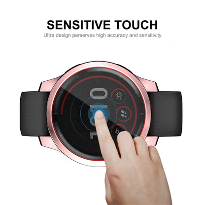 For Garmin Venu 2 45mm / Vivoactive 4 45mm ENKAY Hat-Prince Full Coverage Electroplate TPU Soft Case(Pink) - Watch Cases by ENKAY | Online Shopping UK | buy2fix