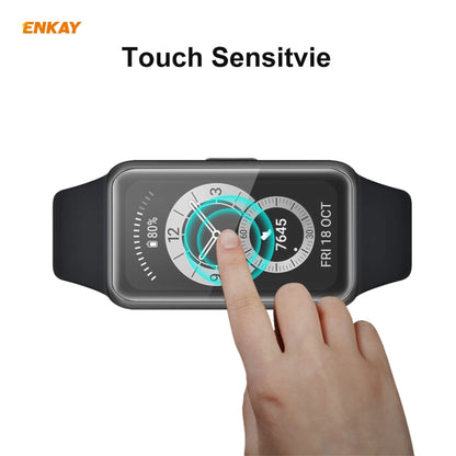 For Huawei Band 6 / Honor Band 6 2 PCS ENKAY Hat-Prince 3D Full Screen Soft PC Edge + PMMA HD Screen Protector Film - Screen Protector by ENKAY | Online Shopping UK | buy2fix