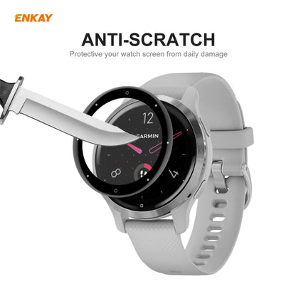 For Garmin Venu 2S / Vivoactive 4S 40mm 10 PCS ENKAY Hat-Prince 3D Full Screen Soft PC Edge + PMMA HD Screen Protector Film - Screen Protector by ENKAY | Online Shopping UK | buy2fix