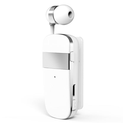 K53 Stereo Wireless Bluetooth Headset Calls Remind Vibration Wear-Clip Driver Auriculares Earphone For Phone(White) - Bluetooth Earphone by buy2fix | Online Shopping UK | buy2fix