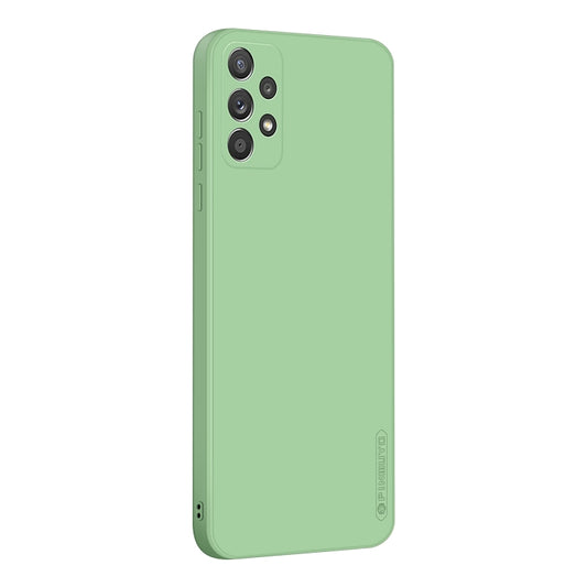 For Samsung Galaxy A52 4G/5G PINWUYO Touching Series Liquid Silicone TPU Shockproof Case(Green) - Galaxy Phone Cases by PINWUYO | Online Shopping UK | buy2fix