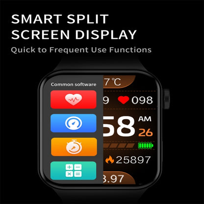 i7 pro 1.75 inch Color Screen Smart Watch, IP67 Waterproof,Support Bluetooth Call/Heart Rate Monitoring/Blood Pressure Monitoring/Blood Oxygen Monitoring/Sleep Monitoring(Green) - Smart Wear by buy2fix | Online Shopping UK | buy2fix