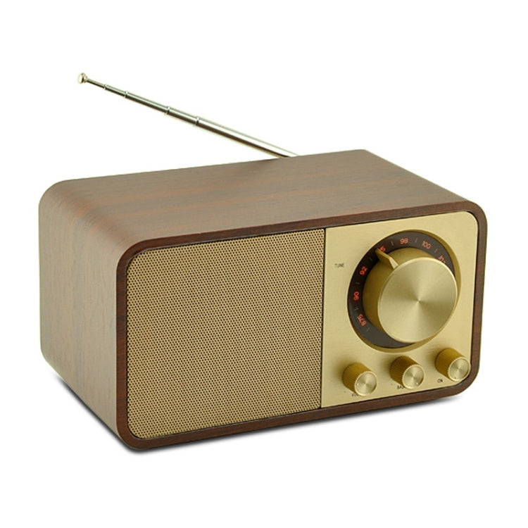 OneDer JY-66 Wooden Wireless BT5.0 Retro Classic Speaker FM Radio Support TF / U-Disk / AUX - Desktop Speaker by OneDer | Online Shopping UK | buy2fix