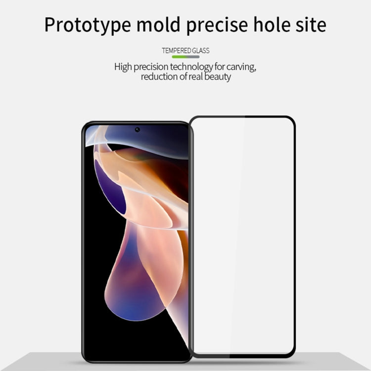 For Xiaomi Redmi Note 11 Pro MOFI 9H 2.5D Full Screen Tempered Glass Film(Black) -  by MOFI | Online Shopping UK | buy2fix