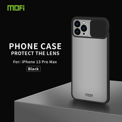 For iPhone 13 Pro Max MOFI Translucent Frosted PC + TPU Phone Case(Black) - iPhone 13 Cases by MOFI | Online Shopping UK | buy2fix