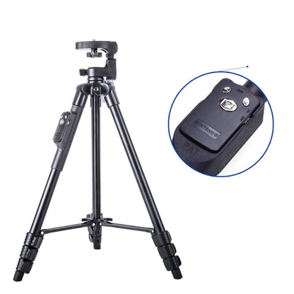 YUNTENG VCT-5218 Aluminum Tripod Mount with Bluetooth Remote Control & 3-Way Head & Phone Clamp - Camera Accessories by buy2fix | Online Shopping UK | buy2fix