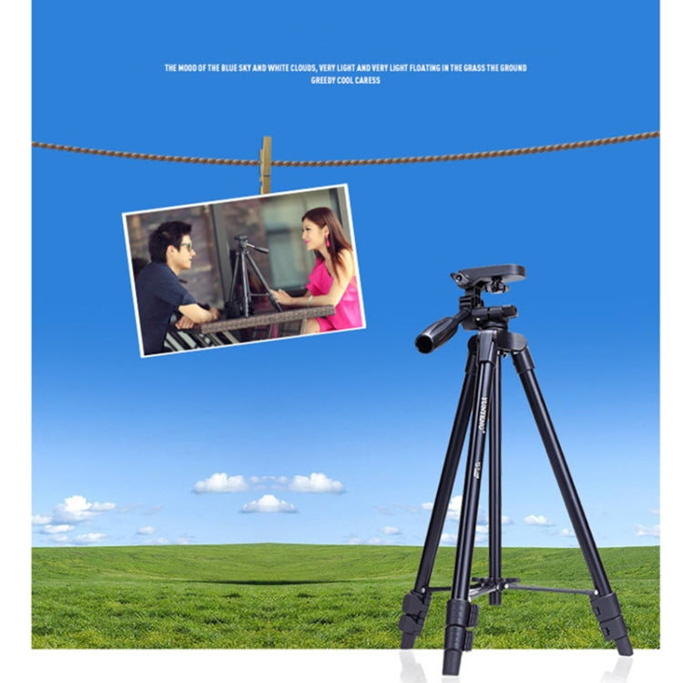 YUNTENG VCT-520 Aluminum Alloy Tripod Mount with - Camera Accessories by buy2fix | Online Shopping UK | buy2fix