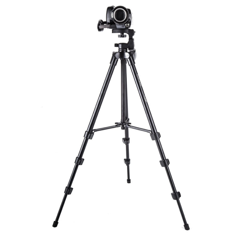 YUNTENG VCT-521 Aluminum Alloy Tripod Mount with Three-Dimensional Tripod Head - Camera Accessories by buy2fix | Online Shopping UK | buy2fix