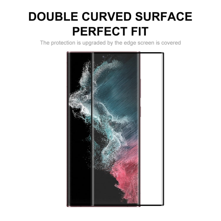 For Samsung Galaxy S22 Ultra 5pcs ENKAY 3D Curved Hot Bending Tempered Glass Full Film - Galaxy S22 Ultra 5G Tempered Glass by ENKAY | Online Shopping UK | buy2fix