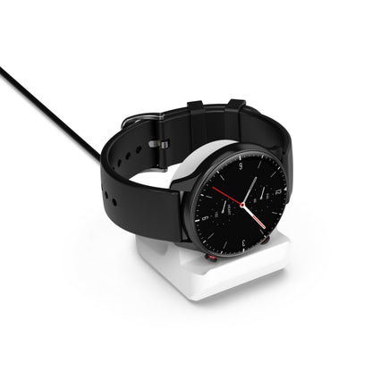 For Amazfit GTR 3 Pro Smartwatch Silicone Charging Bracket(White) - Smart Wear by buy2fix | Online Shopping UK | buy2fix