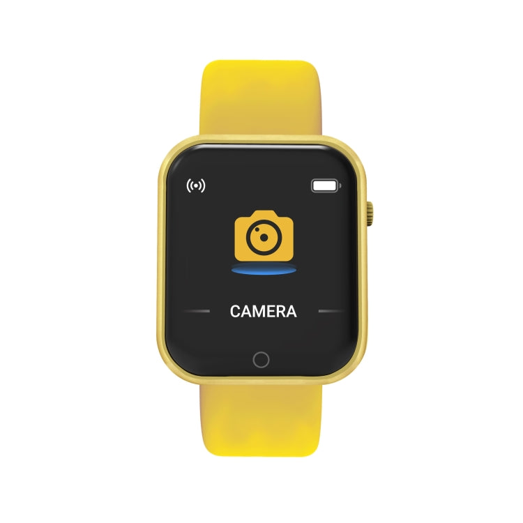 D20L 1.3 inch IP67 Waterproof Color Screen Smart Watch(Yellow) - Smart Wear by buy2fix | Online Shopping UK | buy2fix