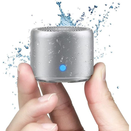 EWA A106Pro IPX7 Waterproof Mini Portable Bluetooth Metal Speaker(Silver) - Mini Speaker by EWA | Online Shopping UK | buy2fix