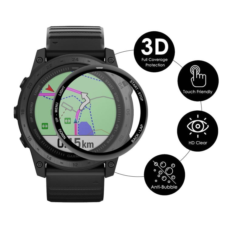 10 PCS For Garmin Tactix 7 / 7 Pro ENKAY 3D Full Coverage Soft PC Edge + PMMA HD Screen Watch Film - Screen Protector by ENKAY | Online Shopping UK | buy2fix