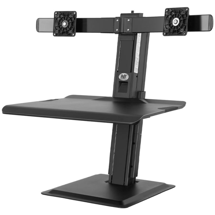 NORTH BAYOU NB L100 Sit-Stand Workstation Desk Table Clamp Dual LCD Monitor Mount For 22-27 inch - Consumer Electronics by buy2fix | Online Shopping UK | buy2fix