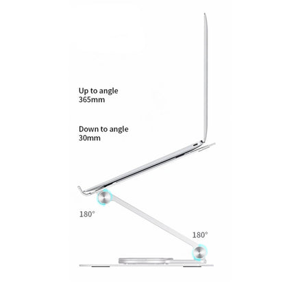 BONERUY L02 Laptop Stand 360 Degrees Rotating Dissipation Heat Aluminum Alloly Holder - Laptop Stand by BONERUY | Online Shopping UK | buy2fix