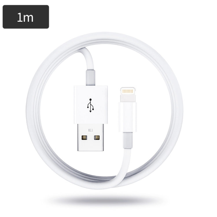 Mini Dual Port USB Charger with USB to 8 Pin Data Cable, AU Plug - Apple Accessories by buy2fix | Online Shopping UK | buy2fix