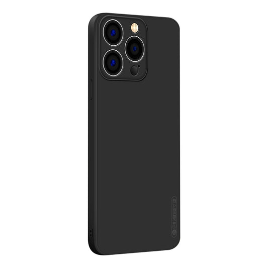 For iPhone 14 Pro Max PINWUYO Sense Series Liquid Silicone TPU Phone Case (Black) - iPhone 14 Pro Max Cases by PINWUYO | Online Shopping UK | buy2fix