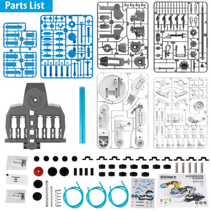 MoFun 101 Hydraulic Robot Arm 3 in 1 Science and Education Assembled Toys(Blue) - DIY Developmental Toys by MoFun | Online Shopping UK | buy2fix