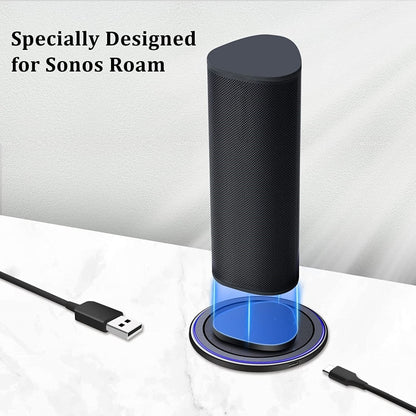 For Sonos Roam Bluetooth Speaker Magnetic Wireless Charger Charging Dock - Other Accessories by buy2fix | Online Shopping UK | buy2fix