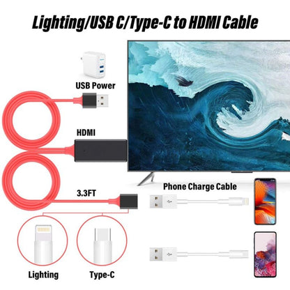 Dongle USB Male + USB Female to HDMI Male 1080P HDMI Cables Adapter -  by buy2fix | Online Shopping UK | buy2fix