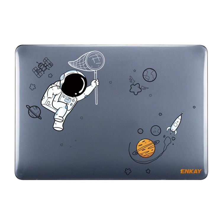 For MacBook Pro 15.4 A1707/A1990 ENKAY Hat-Prince 3 in 1 Spaceman Pattern Laotop Protective Crystal Case with TPU Keyboard Film / Anti-dust Plugs, Version:US(Spaceman No.2) - MacBook Pro Cases by ENKAY | Online Shopping UK | buy2fix