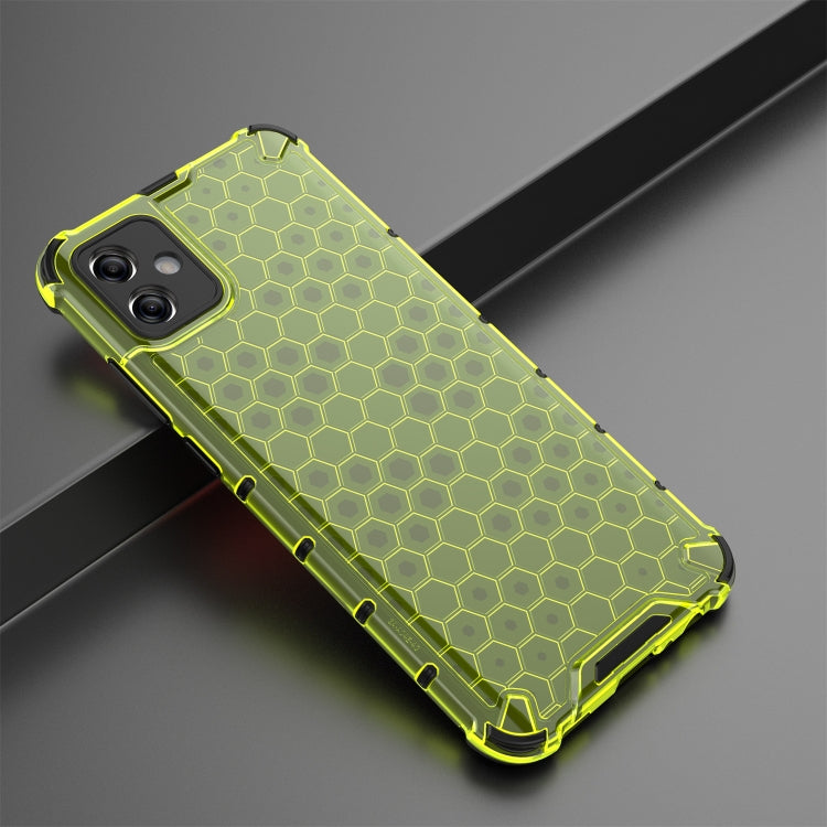 For Samsung Galaxy A04e 4G Honeycomb Phone Case(Green) - Galaxy Phone Cases by buy2fix | Online Shopping UK | buy2fix