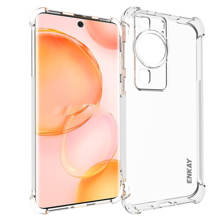 For Huawei P60 / P60 Pro ENKAY Hat-Prince Clear TPU Shockproof Phone Case - Huawei Cases by ENKAY | Online Shopping UK | buy2fix