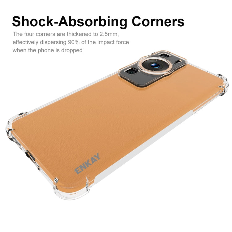 For Huawei P60 / P60 Pro ENKAY Hat-Prince Clear TPU Shockproof Phone Case - Huawei Cases by ENKAY | Online Shopping UK | buy2fix