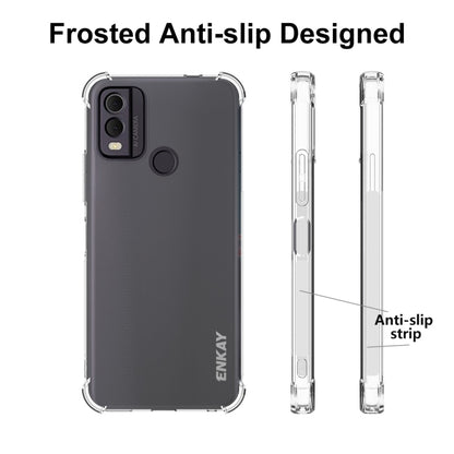 For Nokia C22 4G ENKAY Clear TPU Shockproof Anti-slip Phone Case - Nokia Cases by ENKAY | Online Shopping UK | buy2fix