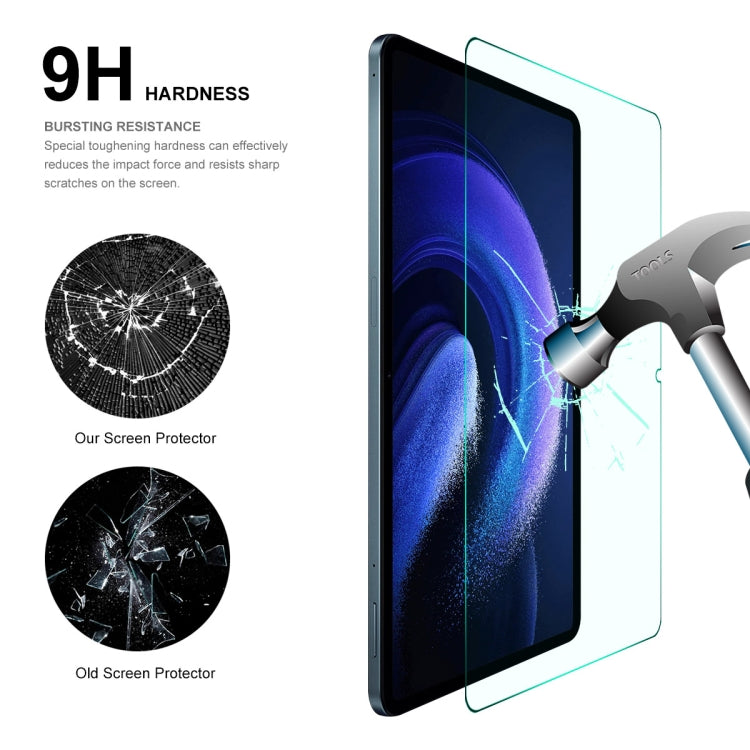 For Xiaomi Pad 6 / Pad 6 Pro 2pcs ENKAY Hat-Prince 0.33mm Explosion-proof Tempered Glass Film - More Tablet Tempered Glass by ENKAY | Online Shopping UK | buy2fix