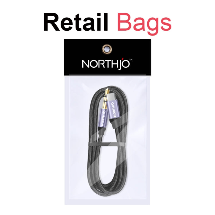 NORTHJO UTM03 Type-C to 3.5mm Audio Aux Jack Headphone Cable, Length:1.5m - Video & Audio Cable by NORTHJO | Online Shopping UK | buy2fix