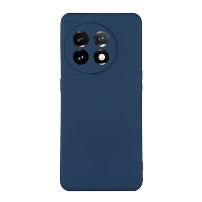 For OnePlus 11 ENKAY Liquid Silicone Soft Shockproof Phone Case(Dark Blue) - OnePlus Cases by ENKAY | Online Shopping UK | buy2fix