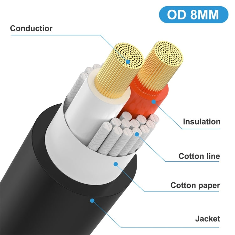 JUNSUNMAY Speakon Male to Speakon Male Audio Speaker Adapter Cable with Snap Lock, Length:6FT - Microphone Audio Cable & Connector by JUNSUNMAY | Online Shopping UK | buy2fix