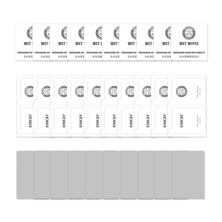 For Motorola Moto E13 10pcs ENKAY 0.26mm 9H 2.5D High Aluminum-silicon Tempered Glass Film - Motorola Tempered Glass by ENKAY | Online Shopping UK | buy2fix