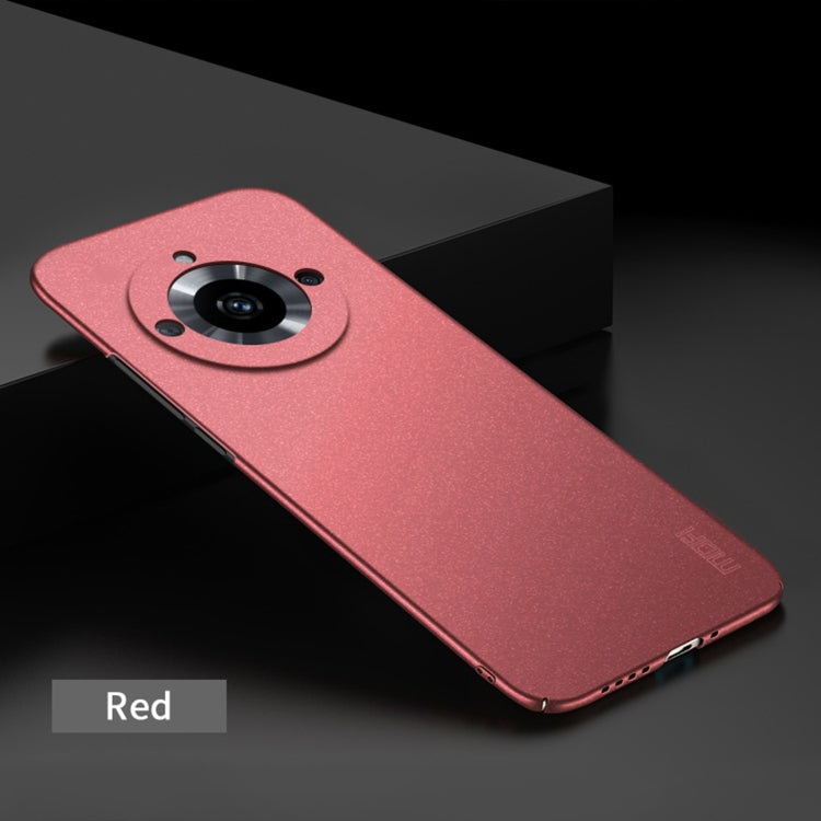 For Realme 11 Pro MOFI Fandun Series Frosted PC Ultra-thin All-inclusive Phone Case(Red) - Realme Cases by MOFI | Online Shopping UK | buy2fix