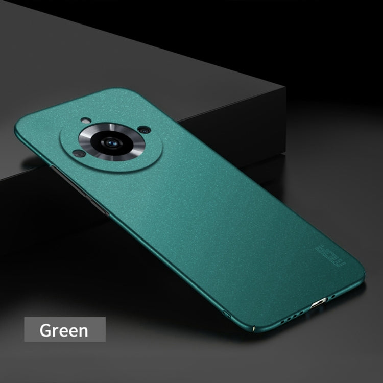 For Realme 11 Pro+ MOFI Fandun Series Frosted PC Ultra-thin All-inclusive Phone Case(Green) - Realme Cases by MOFI | Online Shopping UK | buy2fix