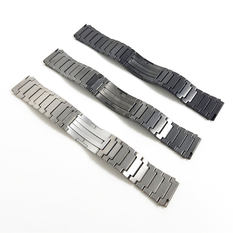 For Huawei Watch GT Runner One Bead Titanium Alloy Watch Band(Gray) - Watch Bands by buy2fix | Online Shopping UK | buy2fix
