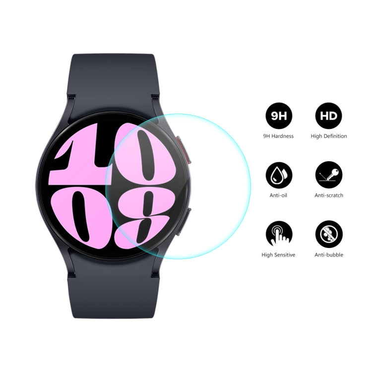 For Samsung Galaxy Watch6 / Watch7 40mm 10pcs ENKAY 0.2mm 9H Tempered Glass Screen Protector Watch Film - Screen Protector by ENKAY | Online Shopping UK | buy2fix