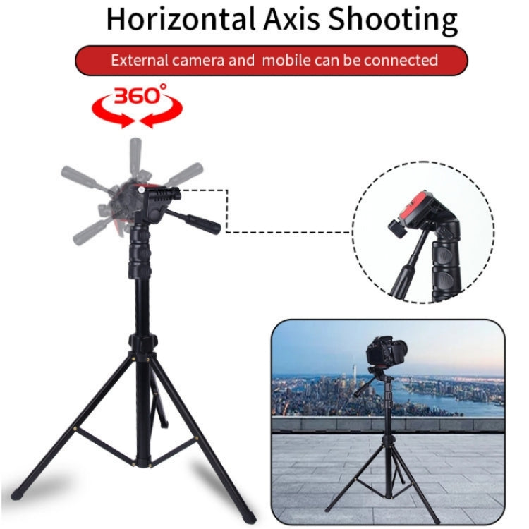 JMARY KP2206 Multi-functional Adjustable Portable Camera Tripod 1.7m Floor Stand - Tripods by ENKAY | Online Shopping UK | buy2fix