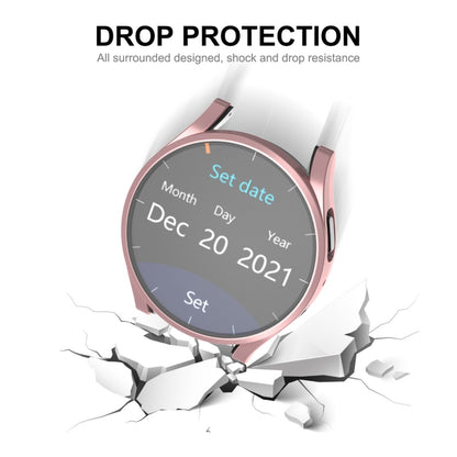 For Samsung Galaxy Watch6 44mm ENKAY Hat-Prince Full Coverage Electroplated Soft TPU Case with Screen Protection(Pink) - Watch Cases by ENKAY | Online Shopping UK | buy2fix