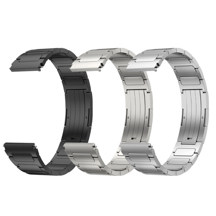 For Xiaomi Watch S1 Active 22mm I-Shaped Titanium Alloy Watch Band(Sliver) - Watch Bands by buy2fix | Online Shopping UK | buy2fix