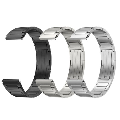 For Xiaomi Watch S2 46mm 22mm I-Shaped Titanium Alloy Watch Band(Grey) - Watch Bands by buy2fix | Online Shopping UK | buy2fix