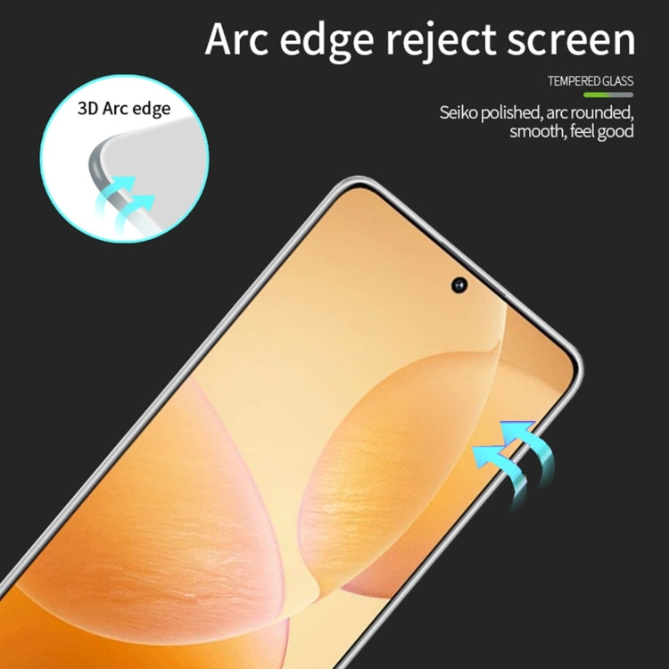 For Xiaomi Poco X6 / X6 Pro MOFI 9H 3D Explosion-proof Tempered Glass Film(Black) -  by MOFI | Online Shopping UK | buy2fix