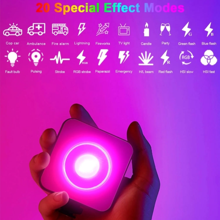 VLOGLITE W-S6 Magnetic Mini Full Color RGB LED Camera Light Sunset Atmosphere Lamp -  by buy2fix | Online Shopping UK | buy2fix
