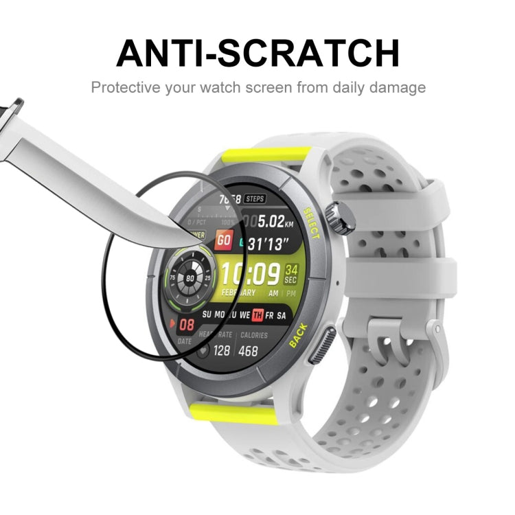 For Amazfit Cheetah / Cheetah Pro 5pcs ENKAY 3D Full Coverage Soft PC Edge PMMA HD Screen Film - Screen Protector by ENKAY | Online Shopping UK | buy2fix