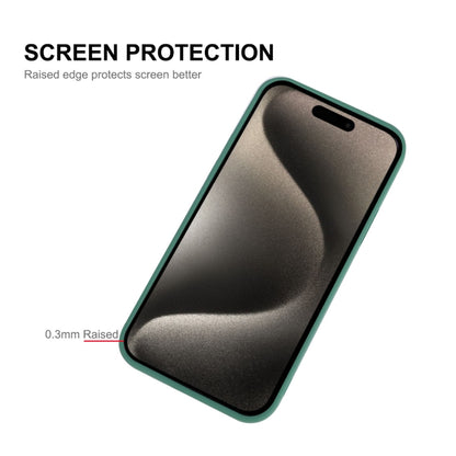 For iPhone 15 Pro Max ENKAY Liquid Silicone Soft Shockproof Phone Case(Dark Green) - iPhone 15 Pro Max Cases by ENKAY | Online Shopping UK | buy2fix