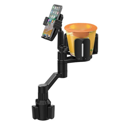 D08 With Adjustable Snack Cup Cup Holder Phone Mount For Car Phone Clamping Mount Holder(Green) - Car Drink Holders by buy2fix | Online Shopping UK | buy2fix