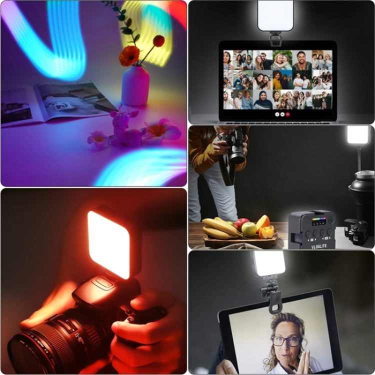 VLOGLITE T64RGB Mini Pocket Beauty Light Portable RGB Fill Light Cell Phone Camera Video Fill Light -  by VLOGLITE | Online Shopping UK | buy2fix